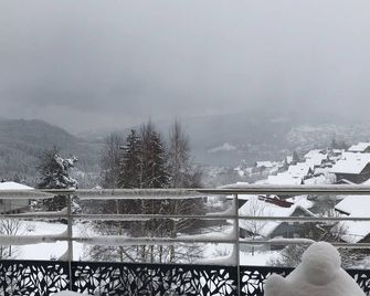 New house for 2 to 8 people at the foot of the slopes with panoramic view of the lake - Gérardmer - Balcony