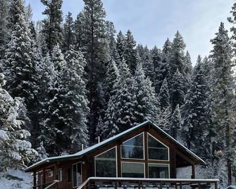 Cozy & Peaceful Painted Rocks Lake Cabin w/Hot Tub adjacent to West Fork River - Darby - Vista del exterior