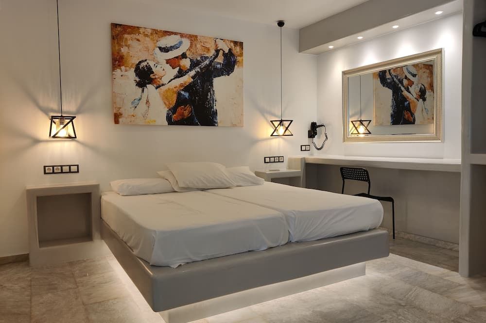 Aphrodite Hotel & Apartments - Ios - Slaapkamer