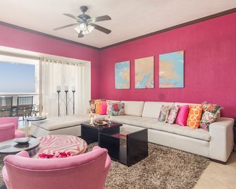 Family Tides Retreat Adorable Spacious Oceanfront Condo - Puerto Peñasco - Sala de estar