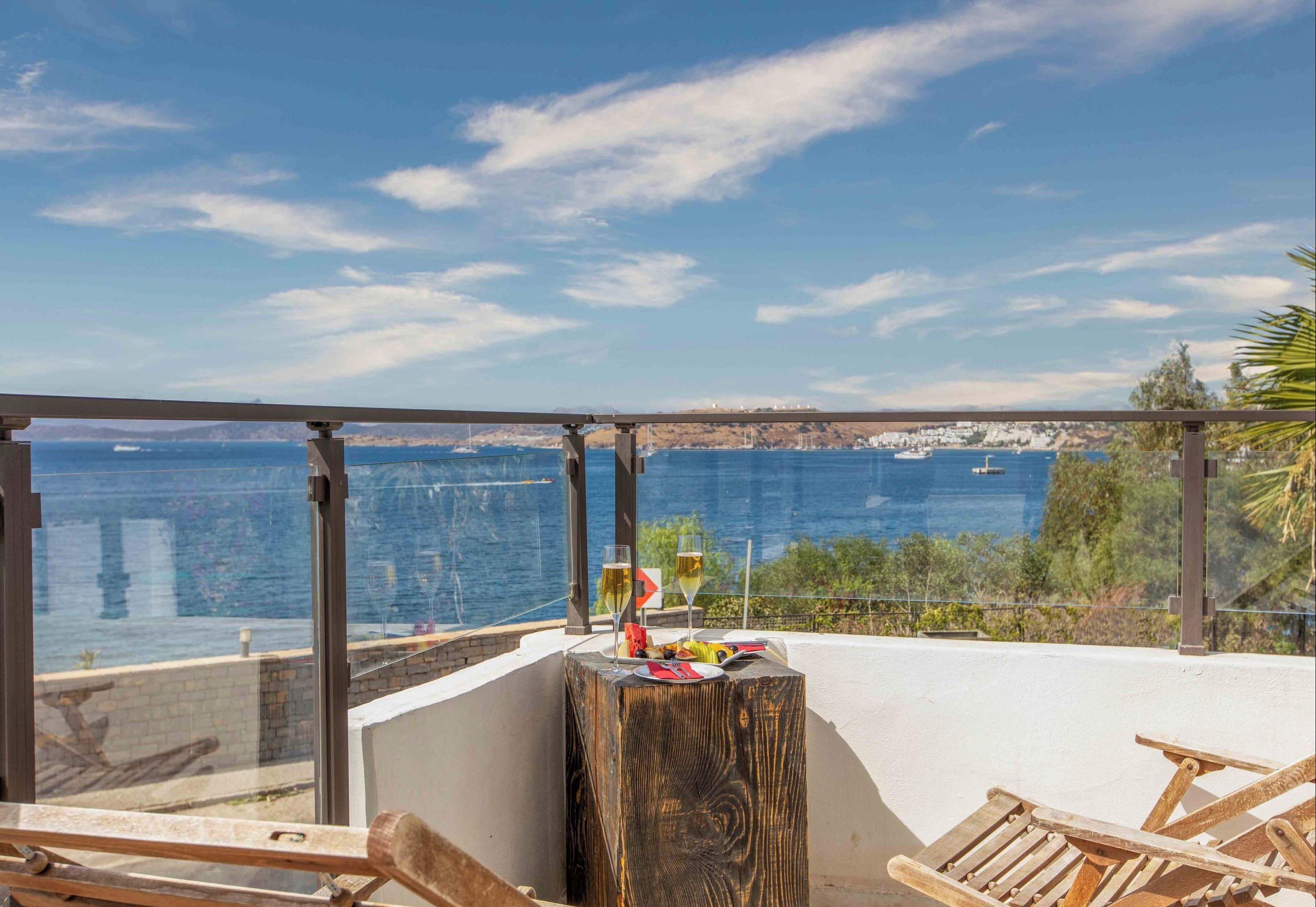 Senses Hotel - Adults Only - בודרום - מרפסת