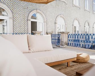Pateo do Mercado - Apartamento no Centro Histórico com Terraço - Santarém - Балкон