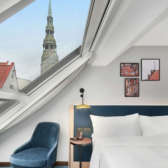 Bedroom view of Hilton Garden Inn Riga Old Town