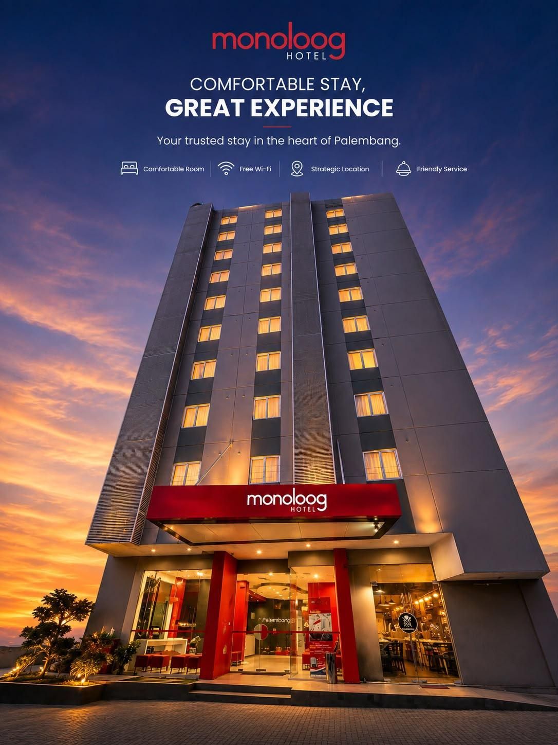 Monoloog Hotel Palembang - بالمبانغ - ردهة