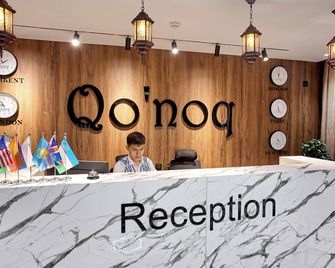 Qonoq Railway Hotel - Tashkent - Front desk