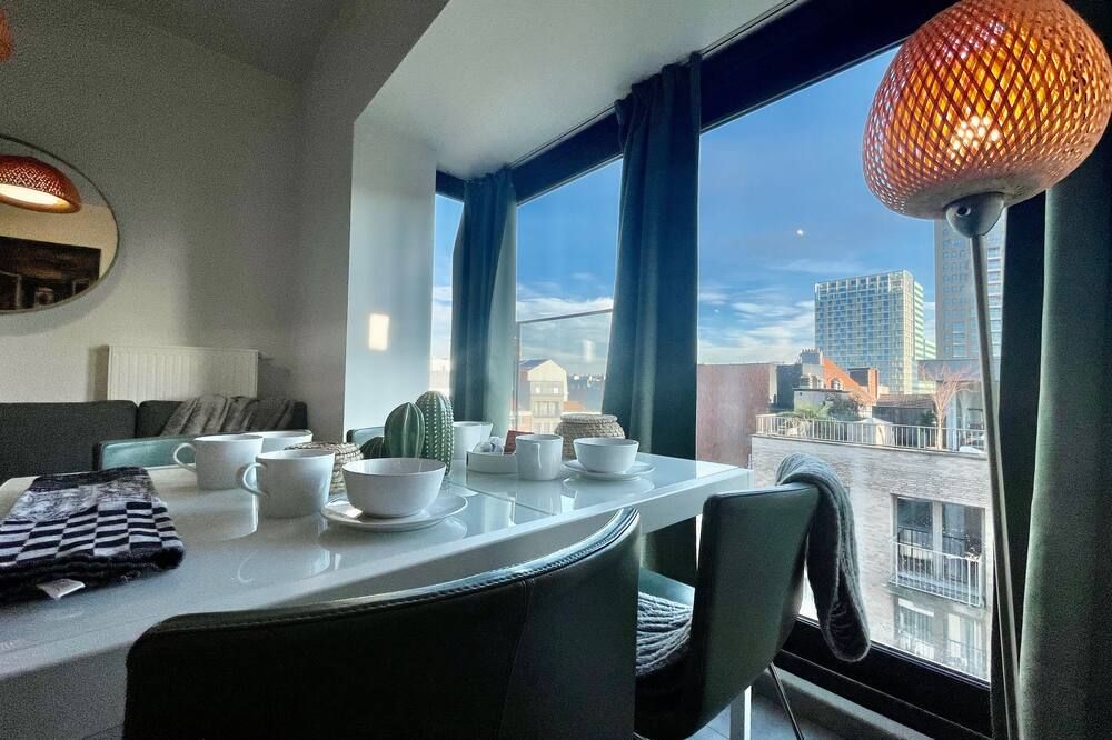 Oneluxstay Antwerp City Centre - אנטוורפן - חדר אוכל