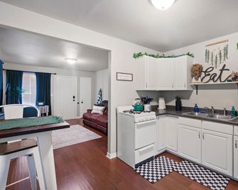 Central Cozy 1-bedroom 15 mins to Palo Duro Canyon & across from West Texas A&M - Canyon - Küche