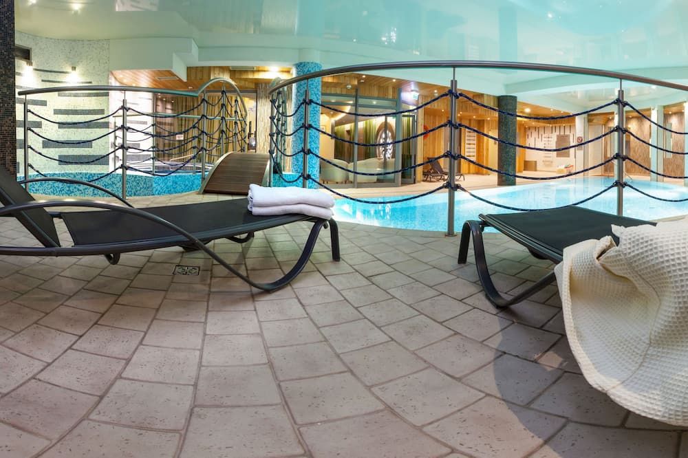 Pool view of Galaxy Hotel