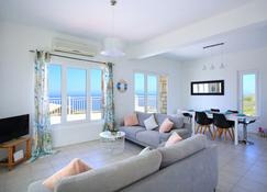 Cretan Home Experience - Panoramic Sea View New Listing!! - Agia Pelagia - Living room