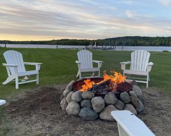 Lake Charlevoix Waterfront - 4BR, 1.5BA - Dock - 2 acre lot - East Jordan - Patio