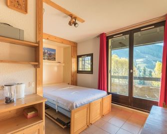 Génépi - Studio pour 5 vue montagne - Vars - Schlafzimmer