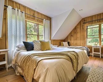 Chic log chalet with hot tub - Mont-Tremblant north side by Reserver.ca - Lac-Supérieur - Schlafzimmer