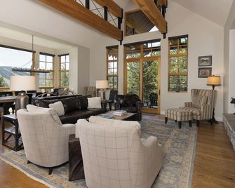 Big Sky Vacation Rentals: 36 Swift Bear Lodge - Big Sky - Living room