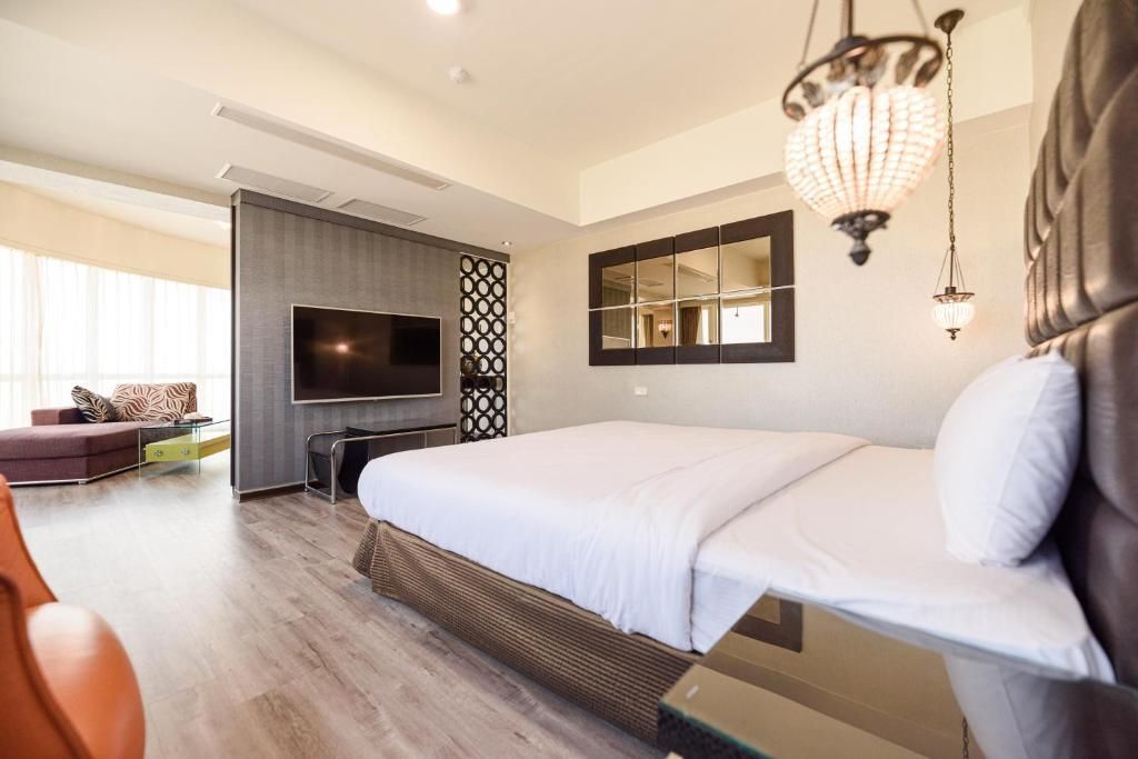 Jih Lih Hotel - Magong City - חדר שינה