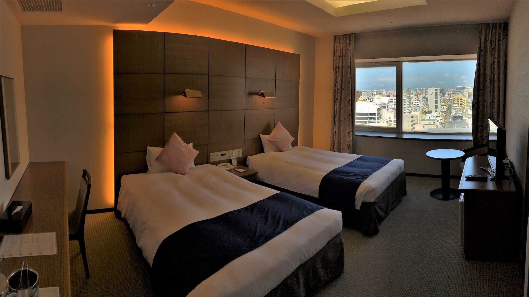 Bedroom view of Smile Hotel Naha City Resort