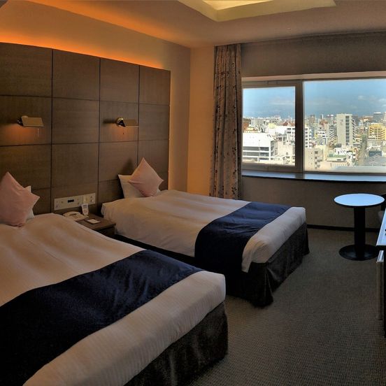 Bedroom view of Smile Hotel Naha City Resort