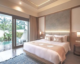 Daun Lebar Villas - Payangan - חדר שינה