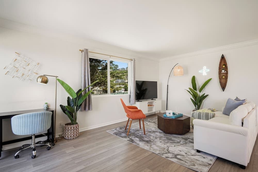 Delightful 2br Mountain Oceansunset View - Pacifica - Wohnzimmer