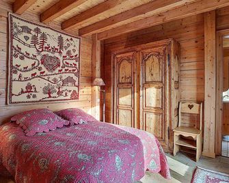 Chalet spacieux 8 pers, La Clusaz avec cheminée, parking - FR-1-818-10 - La Clusaz - Chambre