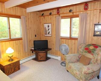 Cub Hill Cottage On Cub Lake - New! Private Lakefront With Huge Outdoor Deck! - Kalkaska - Living room