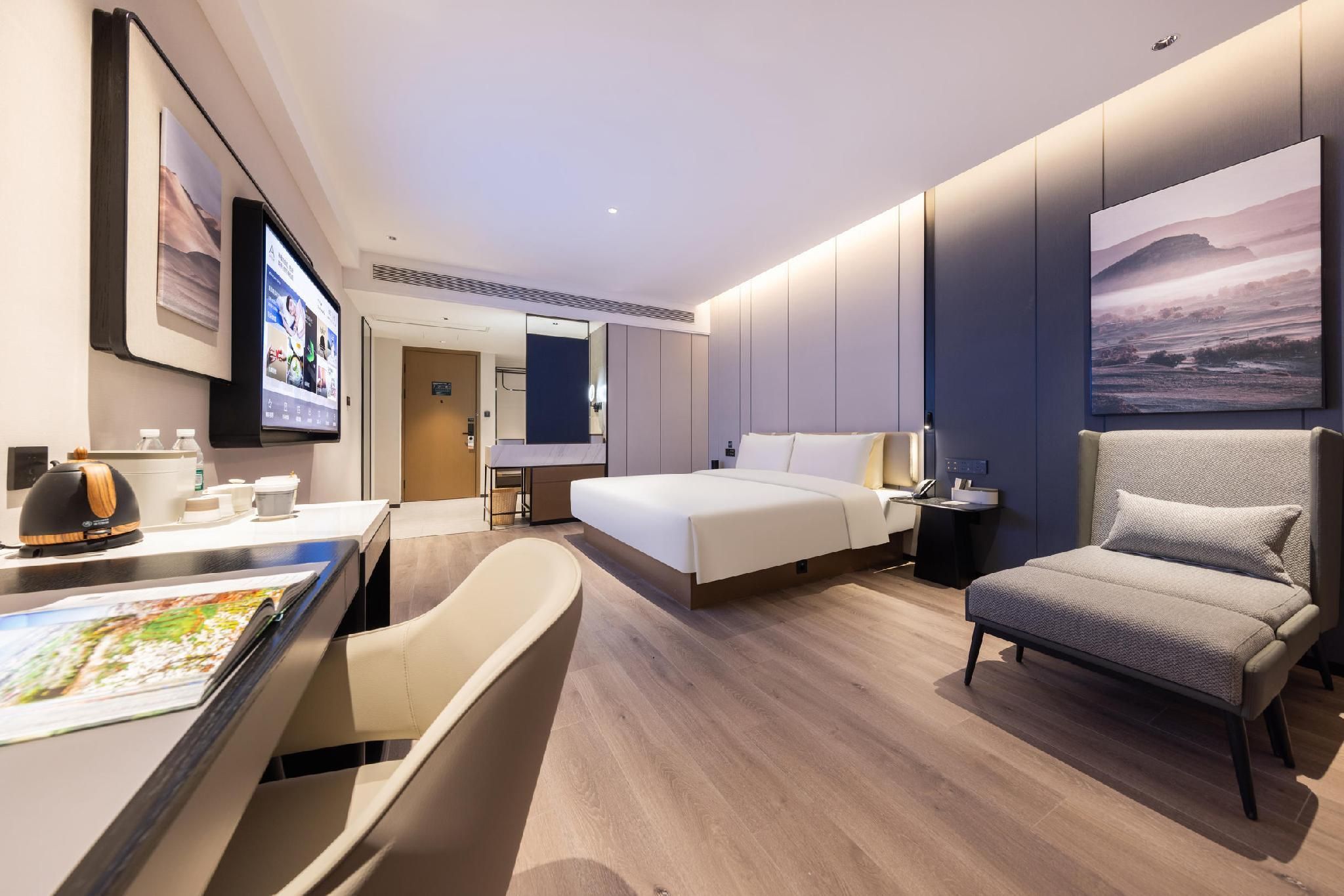 Atour Hotel Hefei Yaohai Jingshang Trade City Tongling North Road - היפיי - חדר שינה