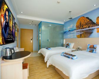 Qicheng Hotel (Shenzhen Gongming Heshuikou Metro Station Branch) - Dongguan - Bedroom