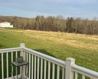 Holiday Cabin sleeps 5 Pets Edinburgh Festival - Dunbar - Balkon