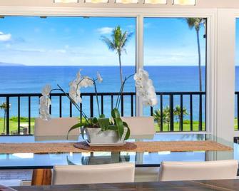 Kbm Resorts Free Car Kapalua Bay Villa Kbv-17g4 Ocean Front - Kapalua - Balcony