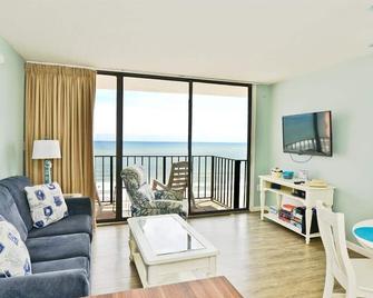 Oceanfront Suite Private Balcony Top Location - North Myrtle Beach - Living room