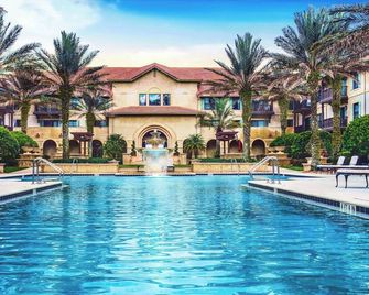 5208-1P 1 BR w/ amazing view of pool courtyard - updated floors - no carpet! - St Johns - Pool