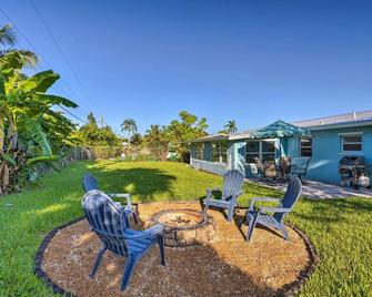 Updated Jensen Beach Retreat 3 Mi to Ocean! - Jensen Beach - Binnenhof