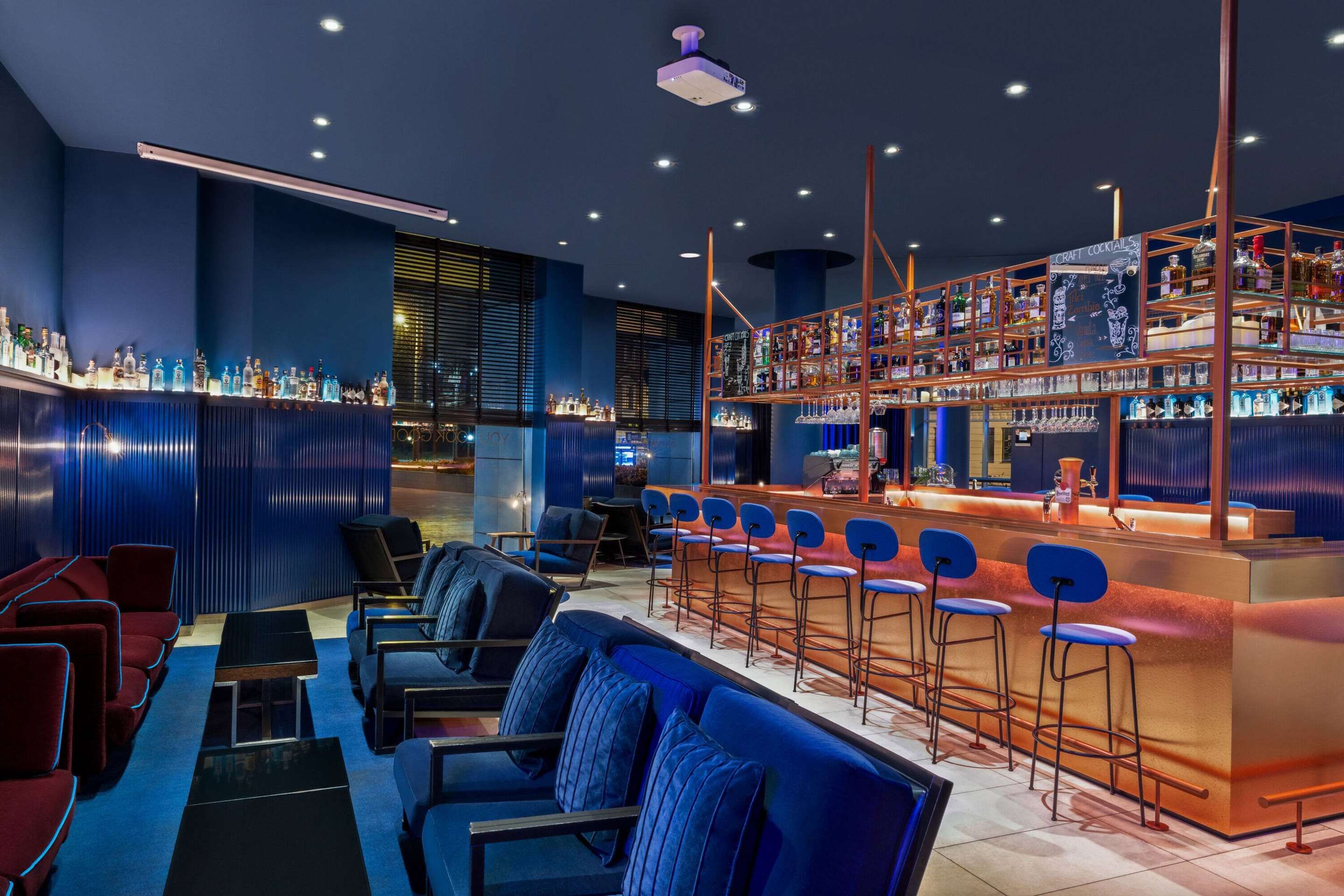 Bar view of Vienna House Andel's Cracow