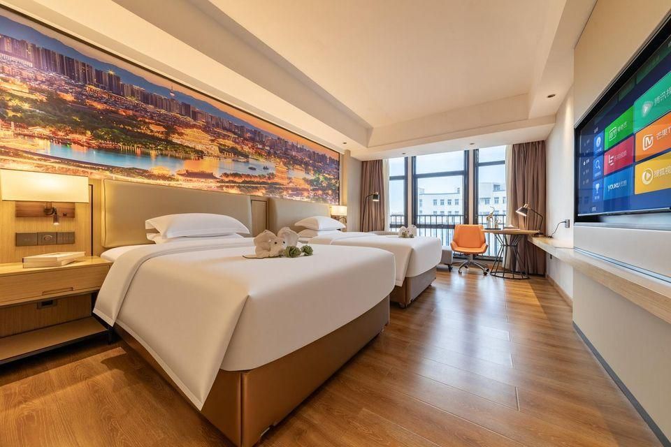 Dongshan xi da wei Hotel (Nanmenwan Branch) - Zhangzhou - Schlafzimmer