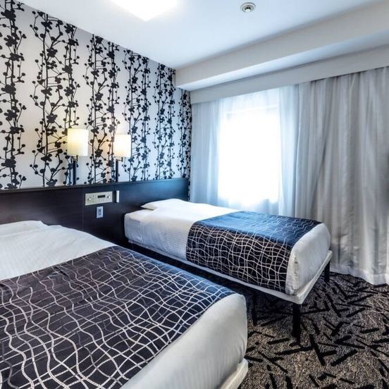 Bedroom view of Apa Hotel Osaka Higobashi Ekimae