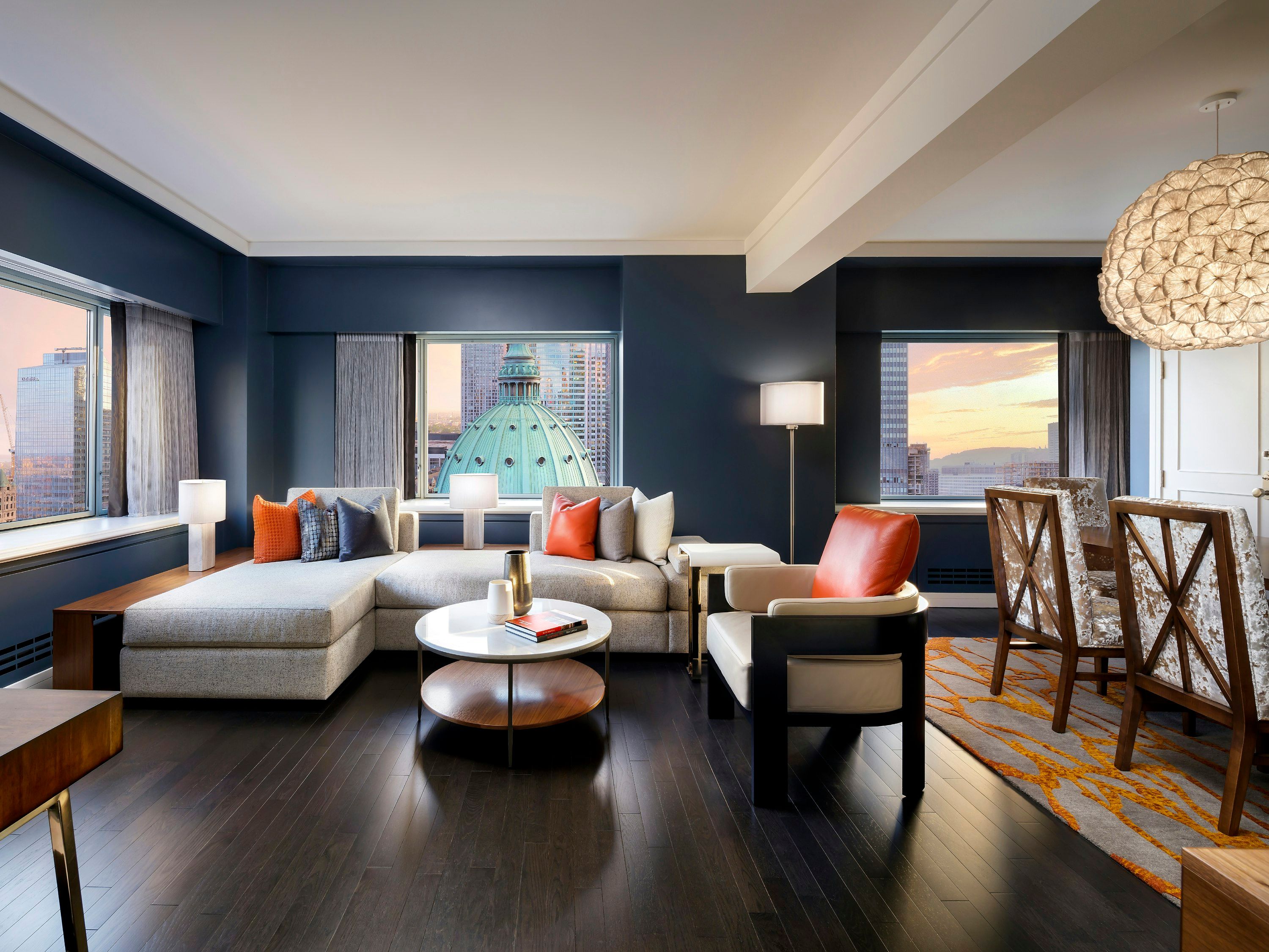 فيرمونت ذا كوين إليزابيت - مونترال - غرفة معيشة