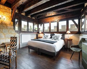 Hôtel La Couleuvrine Sarlat Centre Ville - סרלה לה-קאנדה - חדר שינה