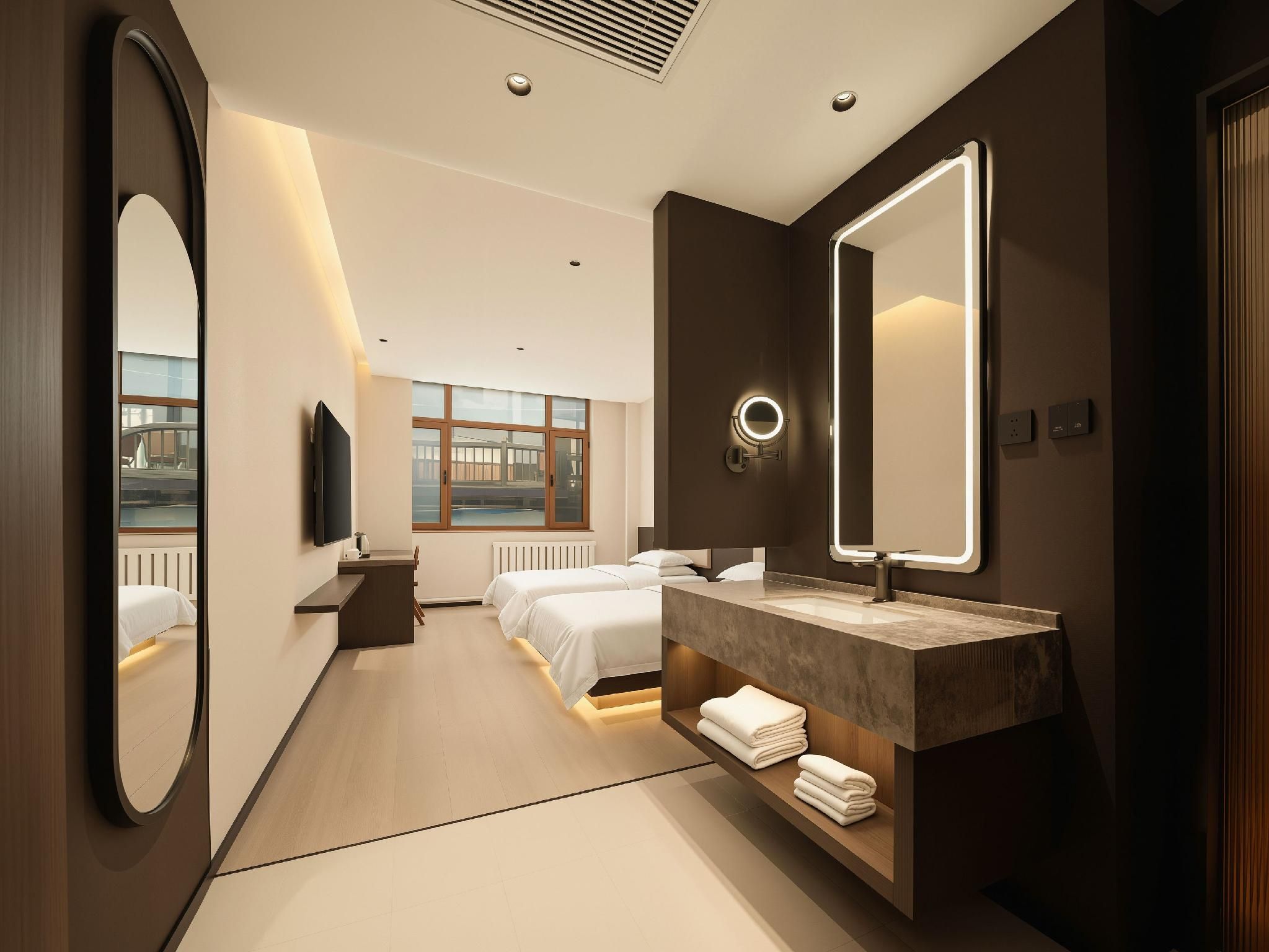 Dalian Xinghai Golf Hotel - داليان - غرفة نوم