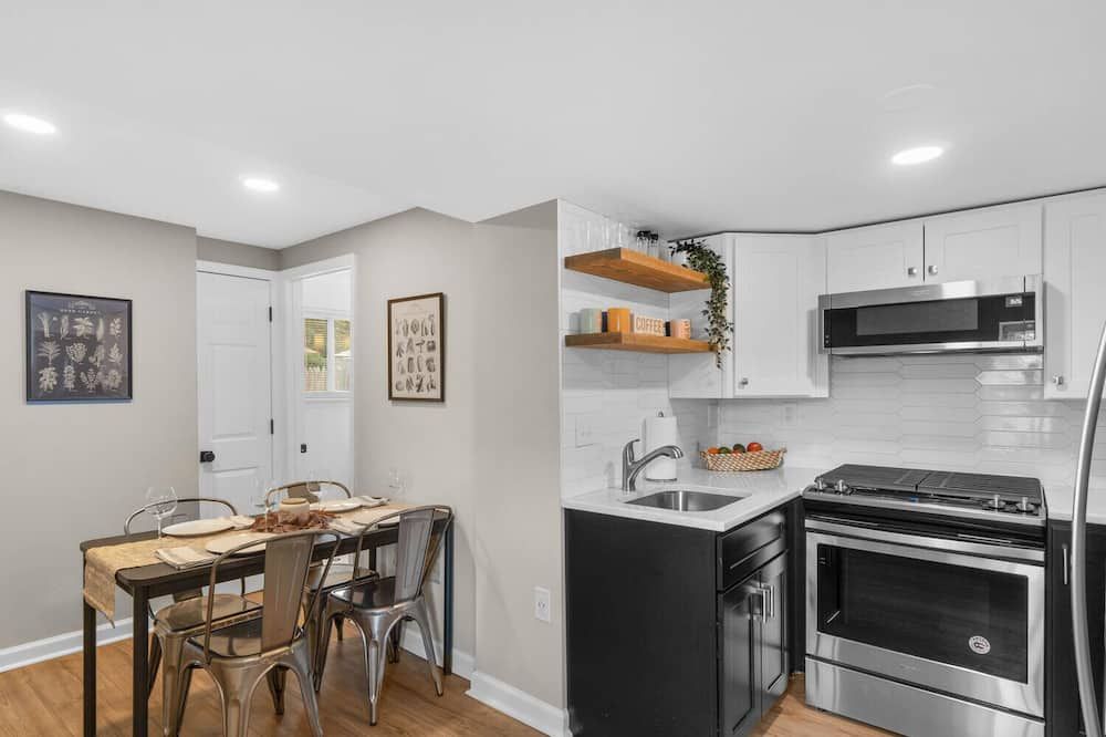 Kitchen view of Lovely Gem w/ Perfect Combo of Flair & Class