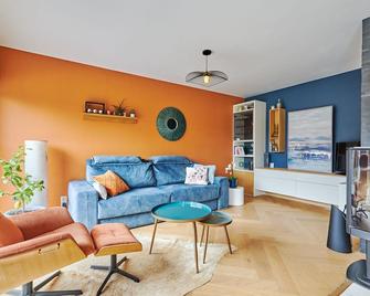 Holiday Home Le Clos d'amont by Interhome - Portbail - Sala de estar
