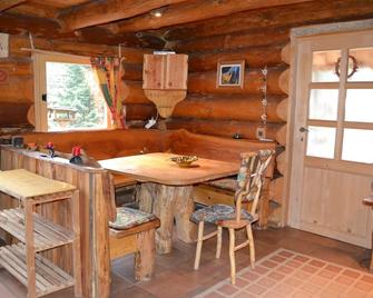 Schlittor's chalet entirely made of logs - Le Hohwald - Їдальня