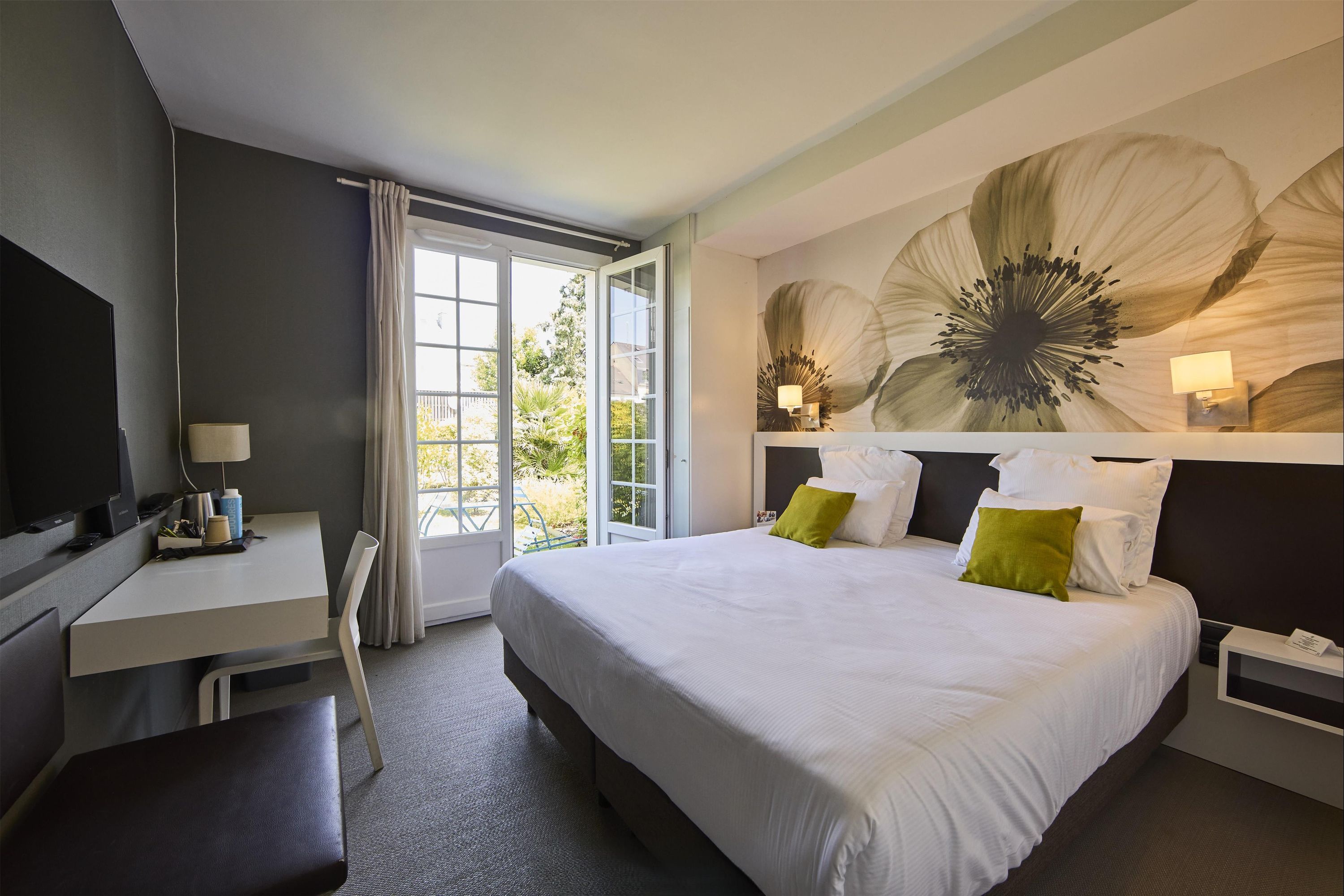 The Originals Boutique, Hôtel La Marébaudière, Vannes - Vannes - Slaapkamer