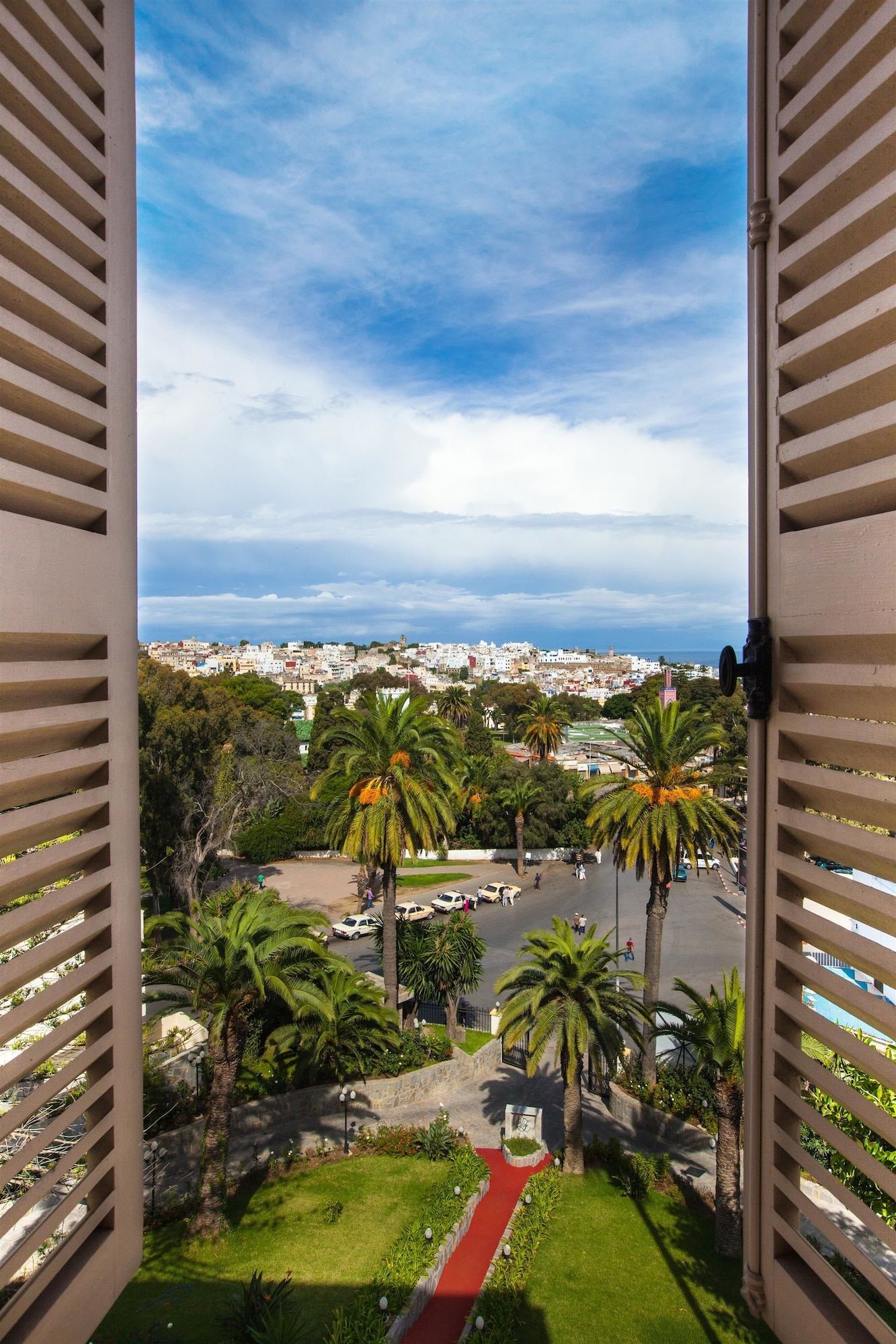 Grand Hotel Villa de France - טנג'יר - מרפסת