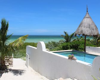 Stunning beachfront villa with wifi and infinity pool - Telchac Puerto - Pool
