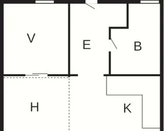 4 Person Holiday Home in Aeroskobing - Ærøskøbing - Floorplan