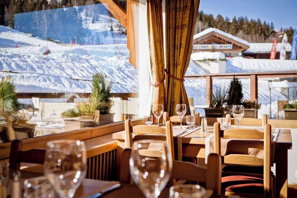 Hotel les Flocons - Courchevel - מסעדה