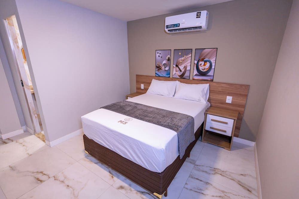 M3 Studio Hotel e Negocios - Camacari - Camera da letto