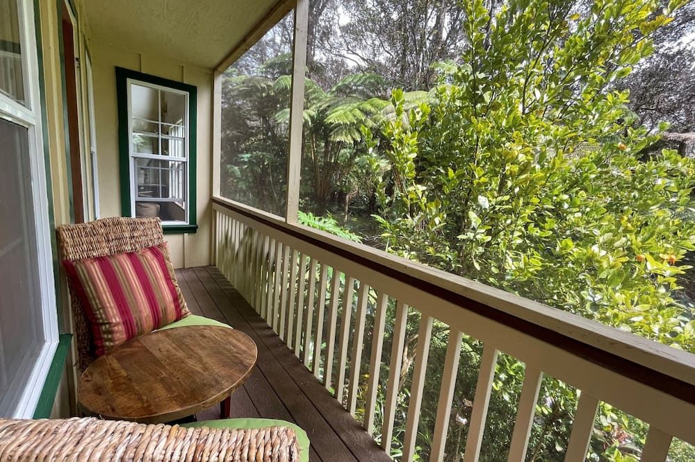 B&B: Kipuka Twin Suite 5 mins from Volcanoes National Park - Volcano - Balkong
