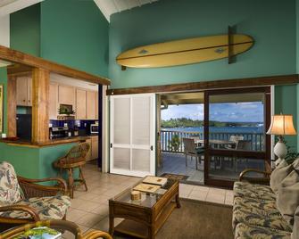 Hana Kai Maui - #201 Honokalani - oceanview 1 BR - Hana - Living room