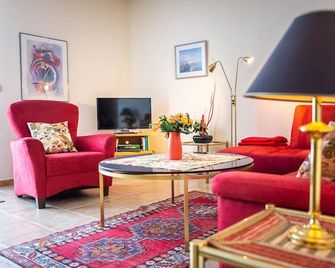 5 holiday apartment at Schönberg Castle - Bad Brambach - Living room