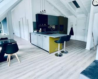 Penthouse Overlooking the Neckar - Heidelberg - Kitchen